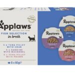 Karma dla kota APPLAWS miseczki ryba pack 8x60g