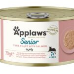Karma dla kota APPLAWS senior tuńczyk łosoś 70g