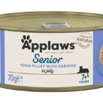 Karma dla kota APPLAWS senior tuńczyk sardynka 70g