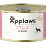 Karma dla kota APPLAWS tuńczyk krewetki 156g