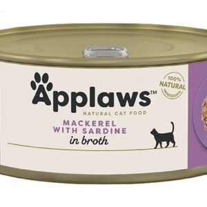 Karma dla kota APPLAWS makrela sardynki 70g