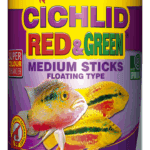 Pokarm dla ryb TROPICAL cichlid red/green medium sticks 250ml