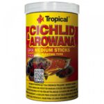 Pokarm dla ryb TROPICAL cichlid/arowana medium sticks 1l