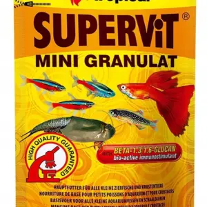 Pokarm dla ryb TROPICAL supervit mini granulat 10g