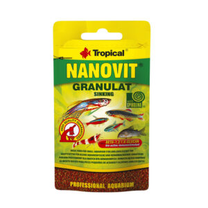 Pokarm dla ryb TROPICAL nanovit granulat 10g