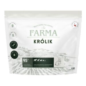 Karma dla psa FARMA Królik Tłoczona na zimno 12kg