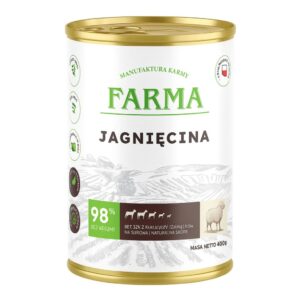 Karma dla psa FARMA jagnięcina 400g
