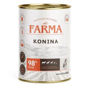Karma dla psa FARMA konina 400g