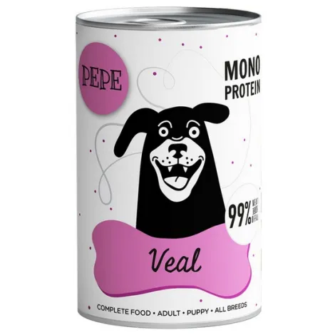 Karma dla psa PEPE cielęcina 400g