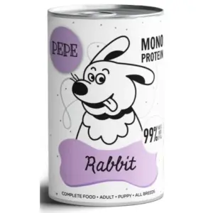 Karma dla psa PEPE królik 400g