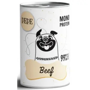 Karma dla psa PEPE wołowina 400g