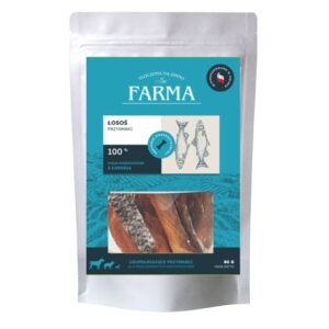 Przysmaki dla psa FARMA polędwica łososia 80g