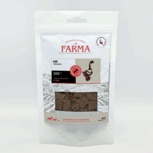 Przysmaki dla psa FARMA treserki gęś 80g