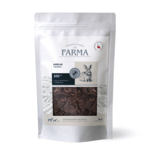 Przysmaki dla psa FARMA treserki królik 80g