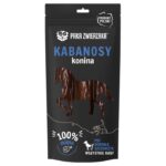 Przysmaki dla psa PAKA ZWIERZAKA kabanosy konina 3 szt 80g
