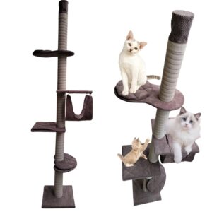 Drapak dla kota MAKSPOL nr 2 sufitowy różne kolory 40x40x220-270cm