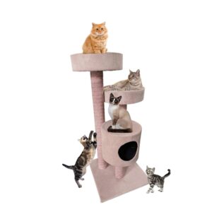 Drapak dla kota MAKSPOL nr 28 poduszki gratis różne kolory 55x55x118cm