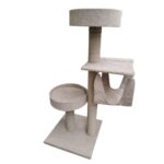 Drapak dla kota MAKSPOL nr 37 mini z kołowrotkiem różne kolory 55x55x130cm