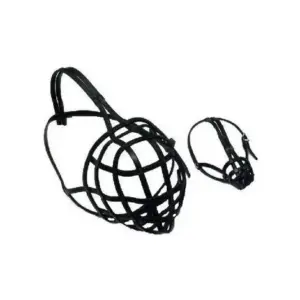 Kaganiec dla psa Chaba skórzany 6D dla owczarka niemieckiego dużego