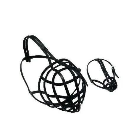 Kaganiec dla psa Chaba skórzany K dla kaukaza Kaganiec dla psa Chaba skórzany K dla kaukaza