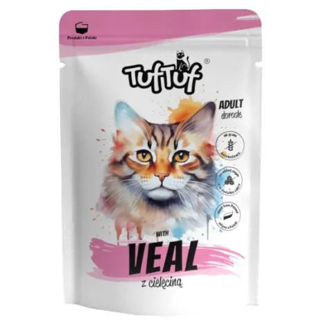 Karma dla kota BULT tuf tuf cielęcina 300g Karma dla kota BULT tuf tuf cielęcina 300g