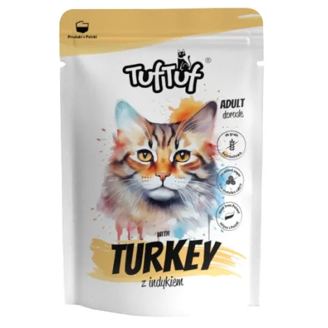 Karma dla kota BULT tuf tuf indyk 300g