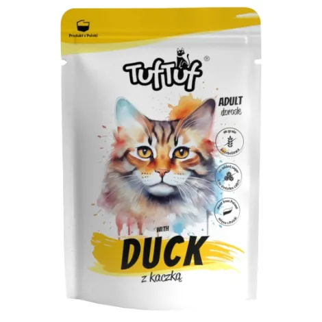 Karma dla kota BULT tuf tuf kaczka 300g