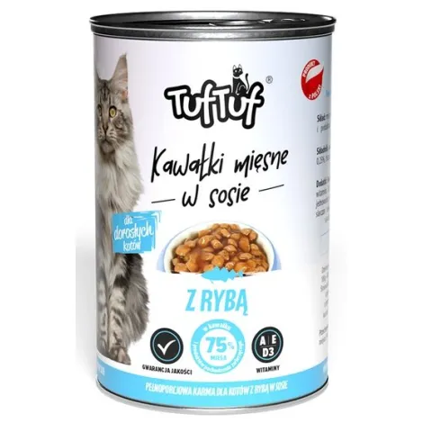 Karma dla kota BULT tuf tuf ryba 415g