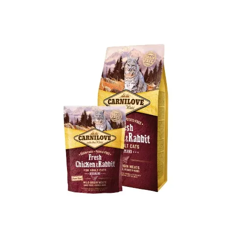 Karma dla kota CARNILOVE fresh kurczak królik gourmand 400g Karma dla kota CARNILOVE fresh kurczak królik gourmand 400g