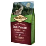 Karma dla kota CARNILOVE hairball control kaczka bażant 2kg