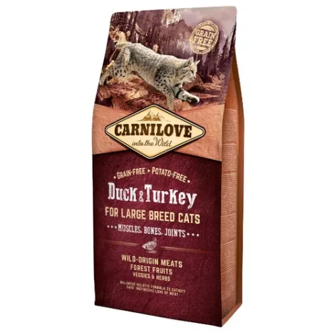 Karma dla kota CARNILOVE kaczka indyk 6kg