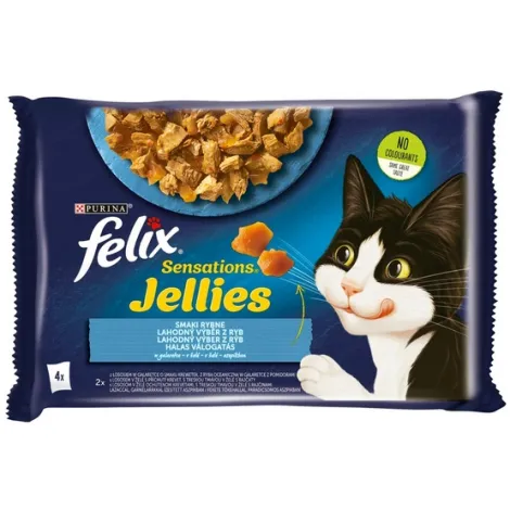 Karma dla kota FELIX sensations ryba 4x85g