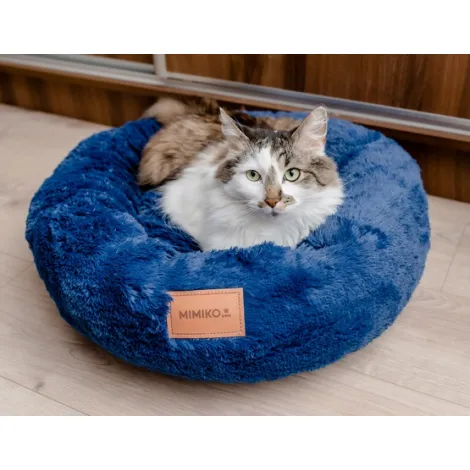 Legowisko Shaggy MIMIKO L chabrowe okrągłe 60cm