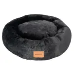 Legowisko Shaggy MIMIKO L czarne okrągłe 60cm
