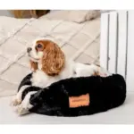 Legowisko Shaggy MIMIKO L czarne okrągłe 60cm