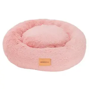 Legowisko Shaggy MIMIKO L różowe okrągłe 60cm