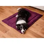 Mata MIMIKO L velvet fioletowy 100x70cm