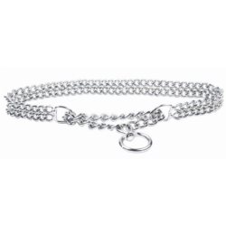 Obroża dla psa CHABA metalowa podwójna 2.5mm-55cm