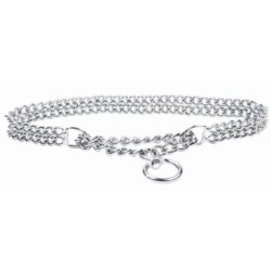 Obroża dla psa CHABA metalowa podwójna 2mm-40cm