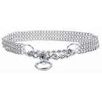 Obroża dla psa CHABA metalowa potrójna 2mm-45cm