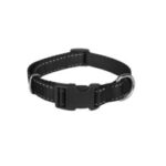 Obroża dla psa CHABA odblaskowa 20mm-46cm czarna