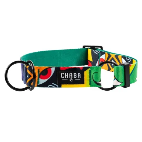 Obroża dla psa CHABA półzacisk story M JUMBO 2.5cm-26-50cm