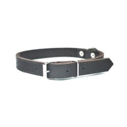 Obroża dla psa CHABA skórzana 18mm-50cm brązowa