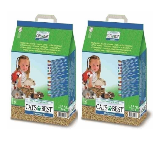 Pakiet żwirek CAT'S Best Universal 2x11 kg