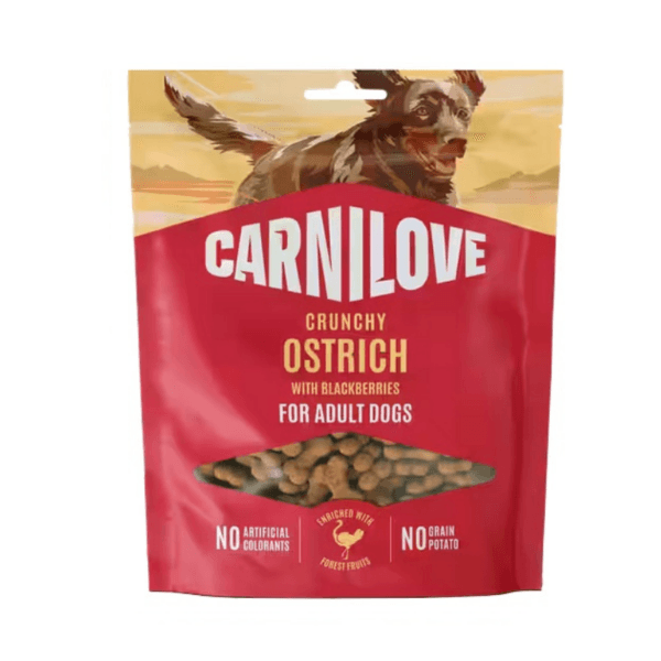 Przysmaki dla psa CARNILOVE Crunchy Snack struś 200g