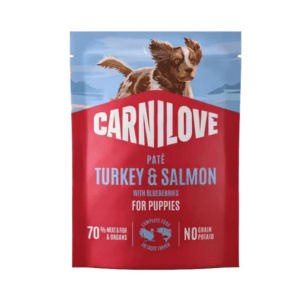 Karma dla psa CARNILOVE Puppy łosoś indyk 400g