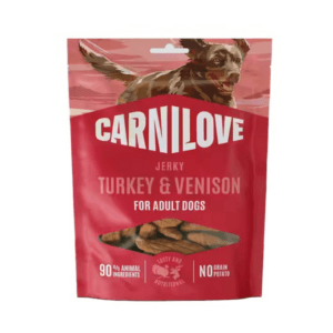 Przysmaki dla psa CARNILOVE Jerky indyk dziczyzna 100g
