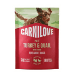 Karma dla psa CARNILOVE indyk przepiórka 300g