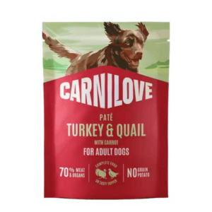 Karma dla psa CARNILOVE indyk przepiórka 300g