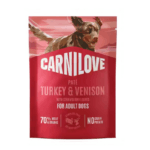Karma dla psa CARNILOVE indyk dziczyzna 300g